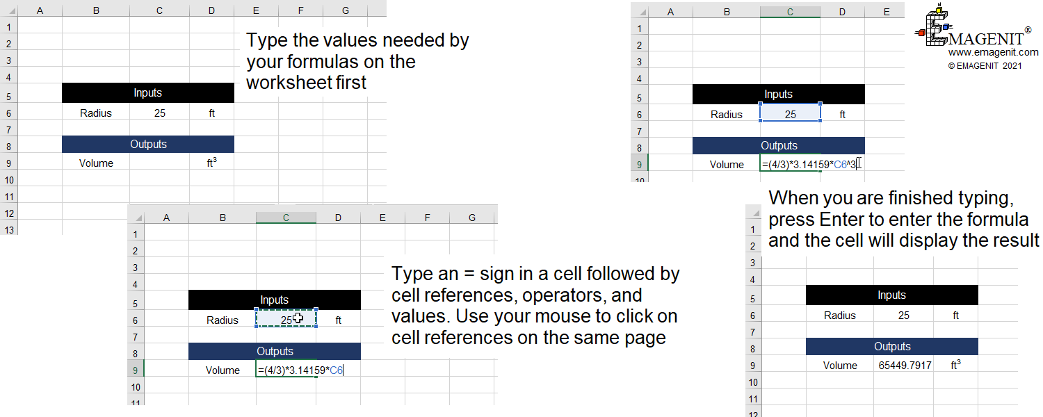 How to Create an Excel Worksheet Formula