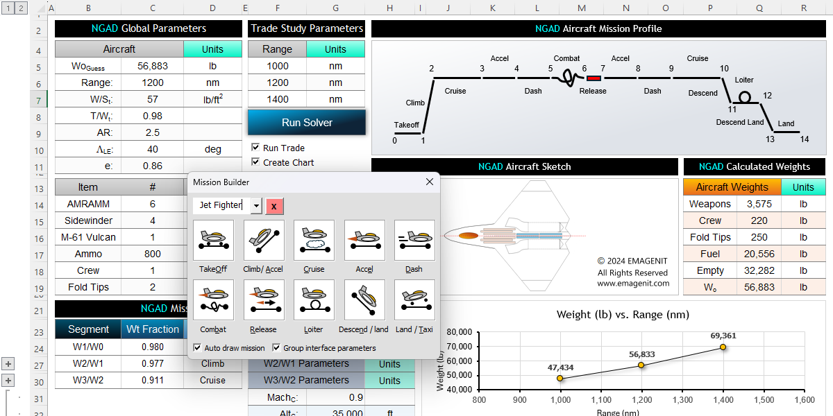 Excel VBA Wing Design