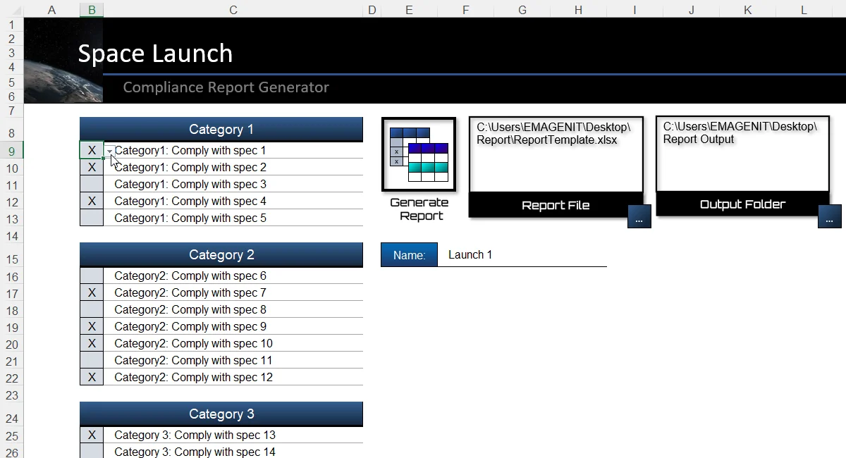 Excel Worksheet Table Macro Button