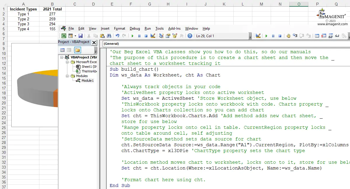 Excel VBA Build Chart